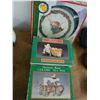 Image 2 : Christmas Teapot, Candy Dish, Santa Clock, Christmas Décor