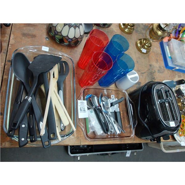 Bakeware, Utensils, Cups, Toaster