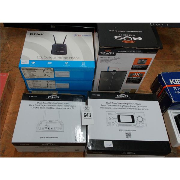 Dual Zone Music Players, Wireless Speaker, Cellular Home Phones