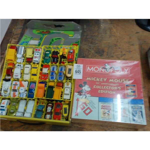 Mickey Mouse Monopoly, Match Box Cars Set