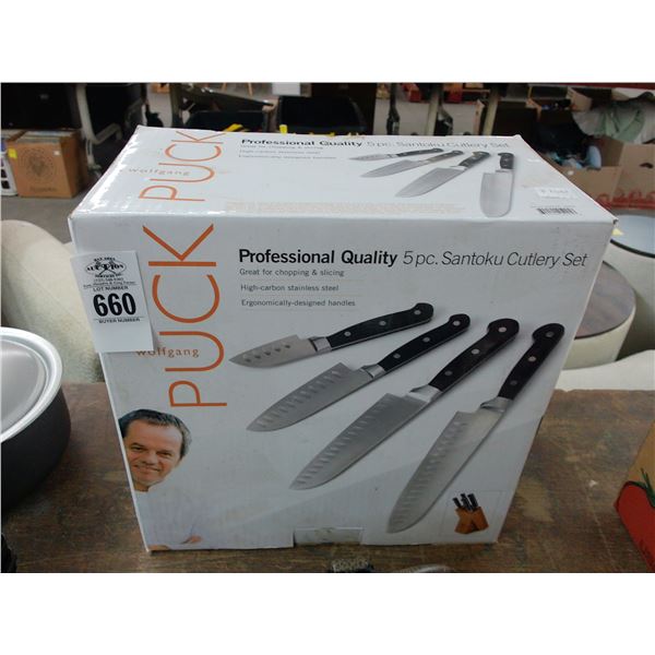 Wolf Gang Puck Cutlery Set in Box