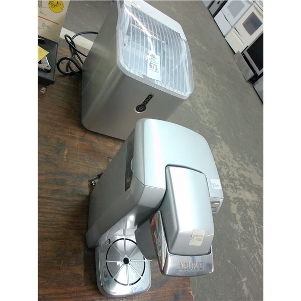 Kuerig Coffeemaker, Kismile Mini Ice Maker