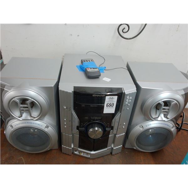 Sharp Boom Box Stereo