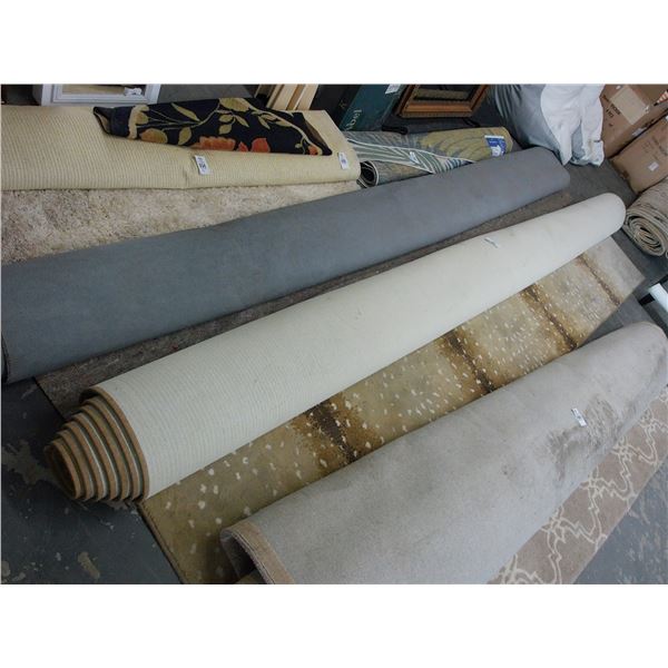 Approx.  12'  X  14'  Beige Area Rug w/Underlayment Mat