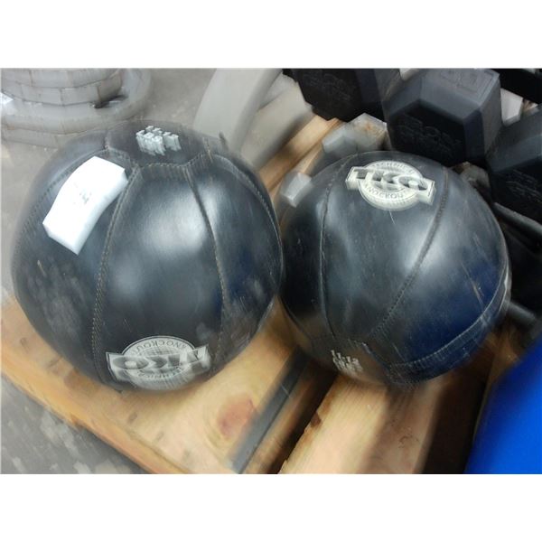 TKO Weighted Exercise Balls - Pair