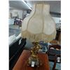 Image 1 : Ornate Cast Cherub Lamp w/Shade