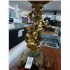 Image 2 : Ornate Cast Cherub Lamp w/Shade