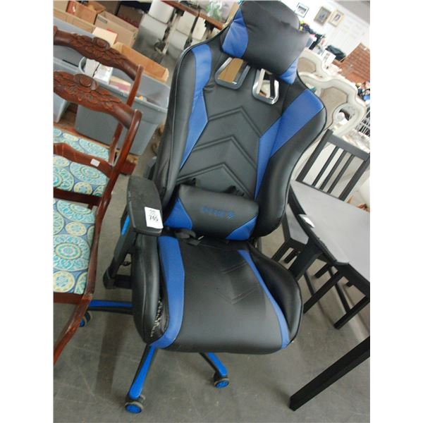 Emerge Black/Blue Gaming Chair