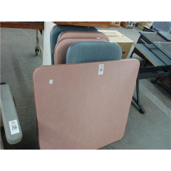 Card Table w/6 Folding Chairs