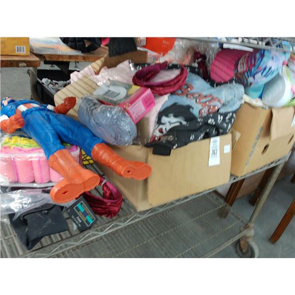 Captain America Figurine, Betty Boop Jean Jacket, Asst. Clothing, Duffle