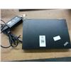 Image 1 : Think Pad Laptop Computer w/Adapter - Broken Screen - No Hard Drive