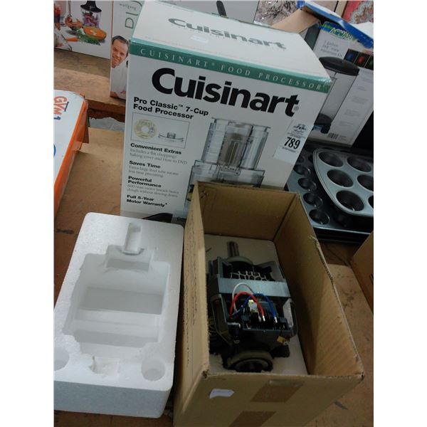 Cuisinart Food Processor, Samsung Unused Replacement Dryer Motor