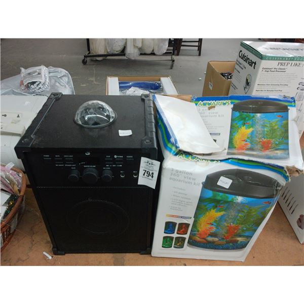 Aquarias Aquarium Kit, Disco Light Amp