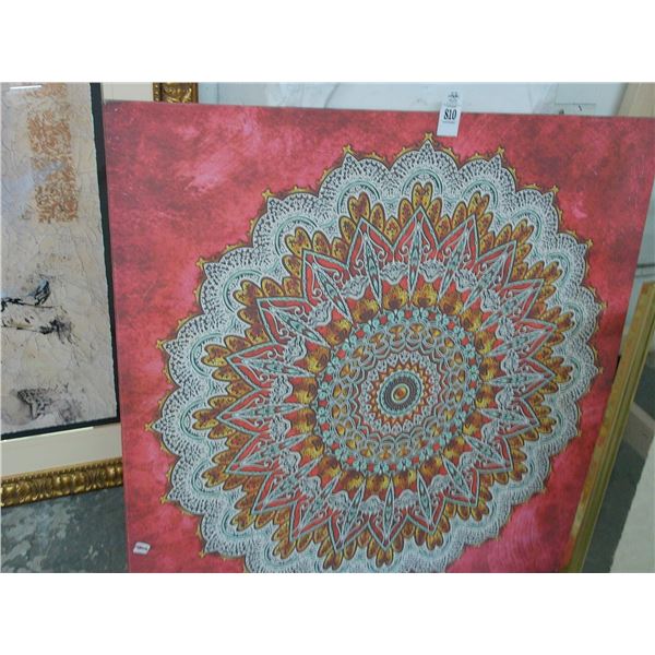 Unframed Oil On Canvas Wall Art - 36  X  36