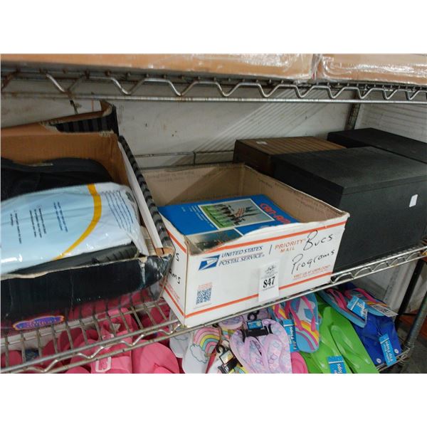 Souvenir Playbooks, Large Tennis Shoes, Speakers