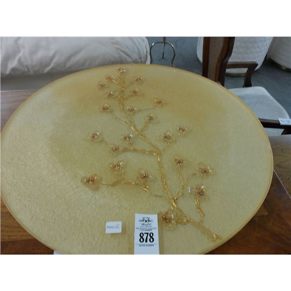 Ornate Resin Floral Table Top