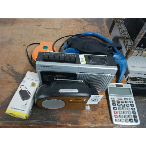 Radios, Calculator, Mini Waffle Maker