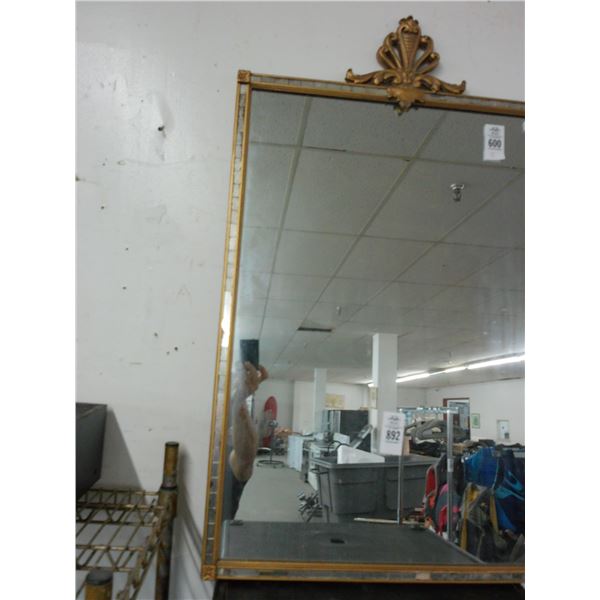 Ornate Crown Top Mirror - No Shipping