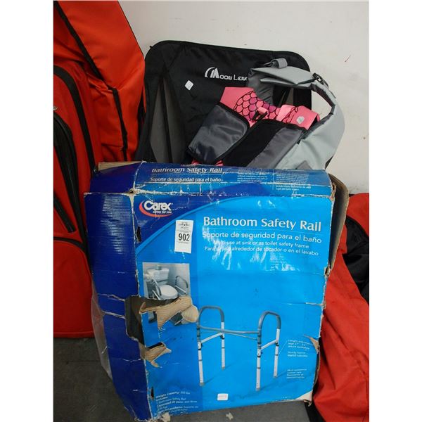 Bathroom Safety Rail, Child Carrier, Chair