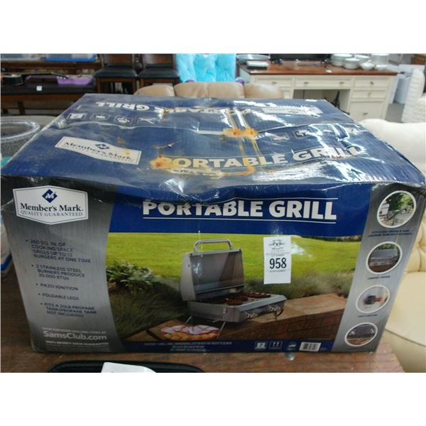 Membersmark Portable Grill In Box