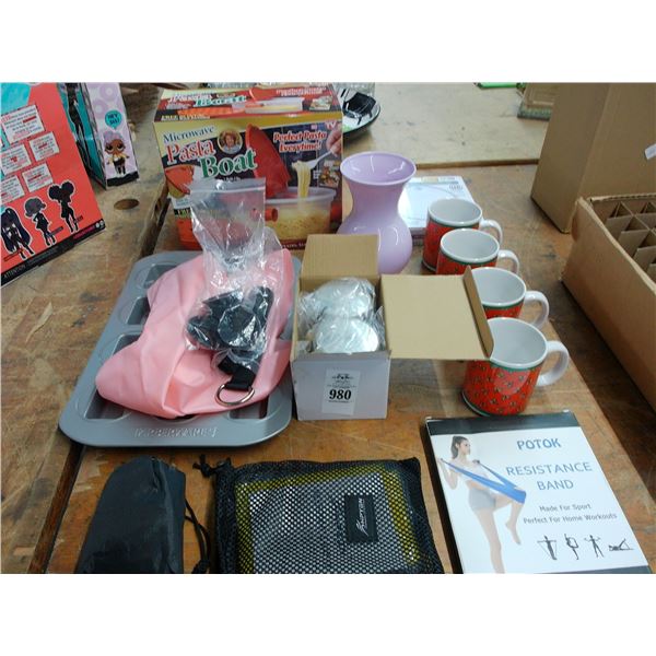 Shakers, Mugs, Pasta Boat, Cookware, Resister Band