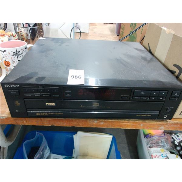 Sony 5 Disc CD Player