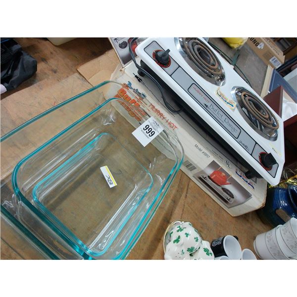 Pyrex Bakeware, Electric Double Range