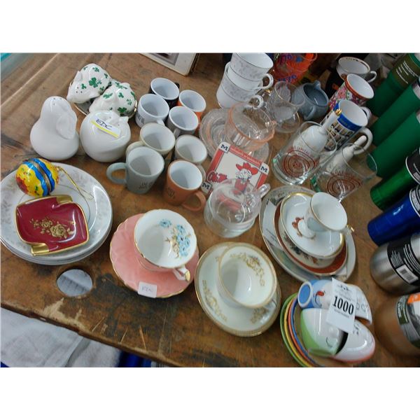 Shakers, Cups/Saucers, Bells, Table Décor