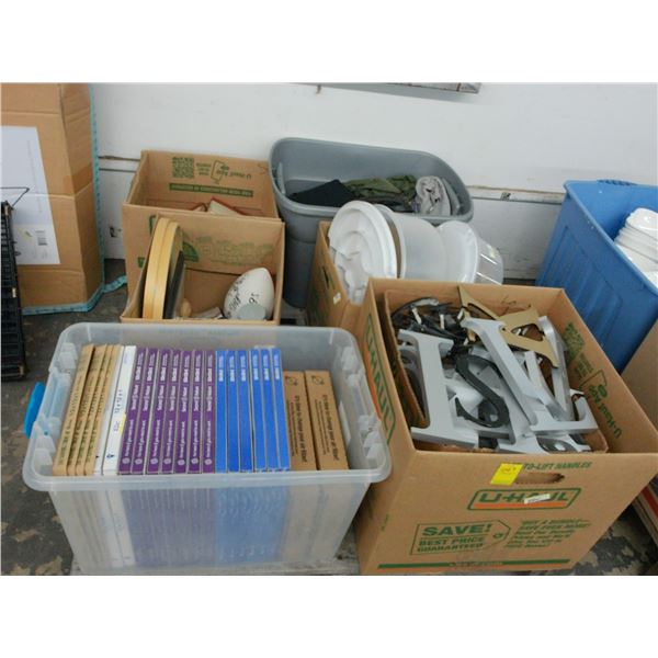 A/C Filters, Wall Letters, Team Signed Football, Books, Décor