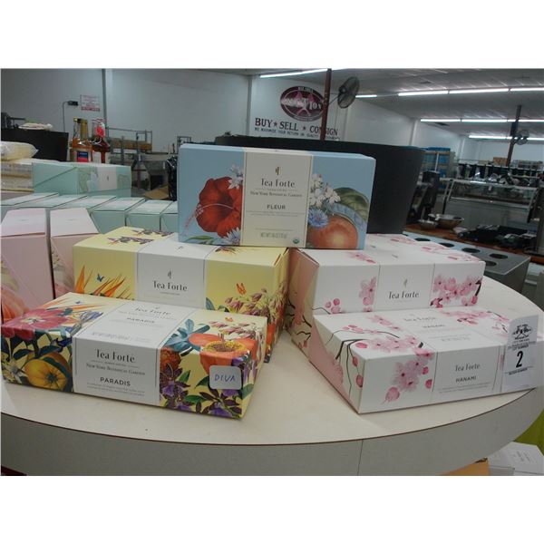 Asst. New Retail Tea Boxes, Decaf Beans - Top Shelf