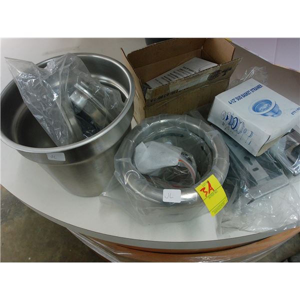 Insert Rounds, Soap Dispensers, Basket Strainer, Filter