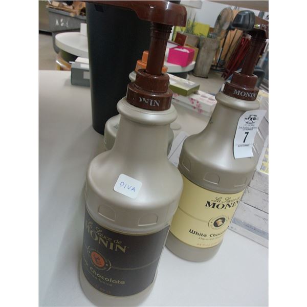 Chocolate Sauces in Pump Bottles - 3