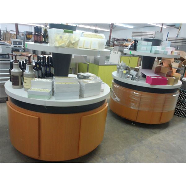 Large Round Rolling Merchandisers - 2