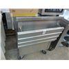 Image 1 : SS  24  X  30  Buffet Line Cashiers Station w/Tray Slides