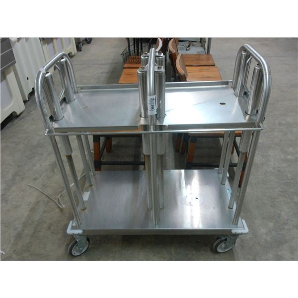 SS Tray Lowerator Cart