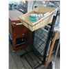 Image 1 : Black Basket Merchandising Cart