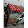 Image 1 : SS Dishwasher Tray Cart w/Dishes/Tumblers