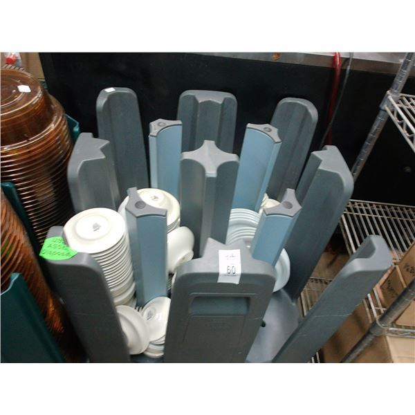 Don Dish Cart w/Asst. Dishes