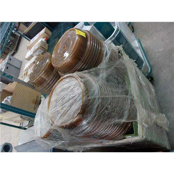 2-Dish Cart w/Dishes, Plate Covers - 2 X $