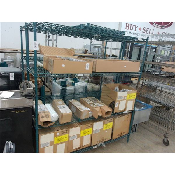 2-Green Coated Metro Rack - 2 X $