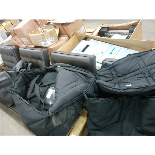 Black Pizza Transport Bags