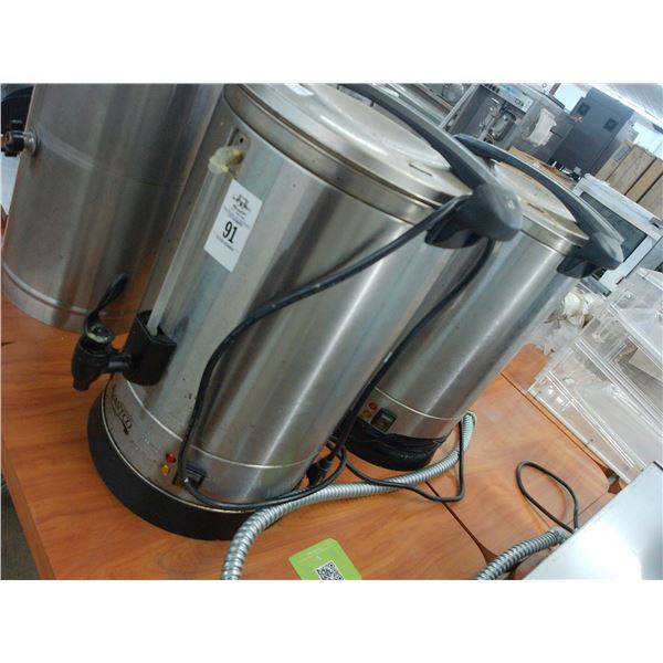 Avantco SS Coffee Perculators - Pair