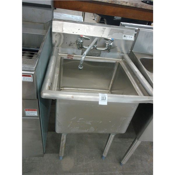 Boos SS Single Pot Sink - NEW & Dented