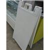 Image 1 : White Plastic Sidewalk Sign