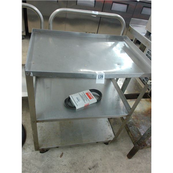 SS 3 Shelf Storage Cart