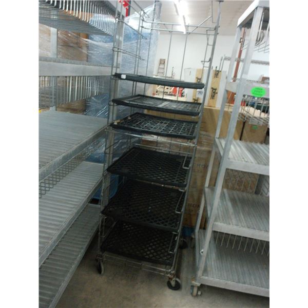 Folding Bread Tray Cart