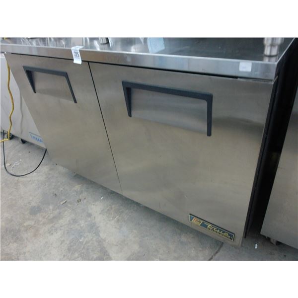 True 4' Rolling Worktop Freezer - TUC48F