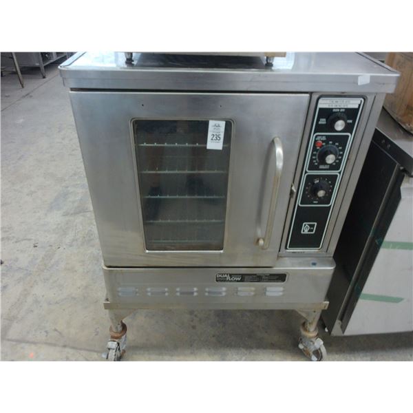 Dual Flow Gas Half Size Rolling Convection Oven