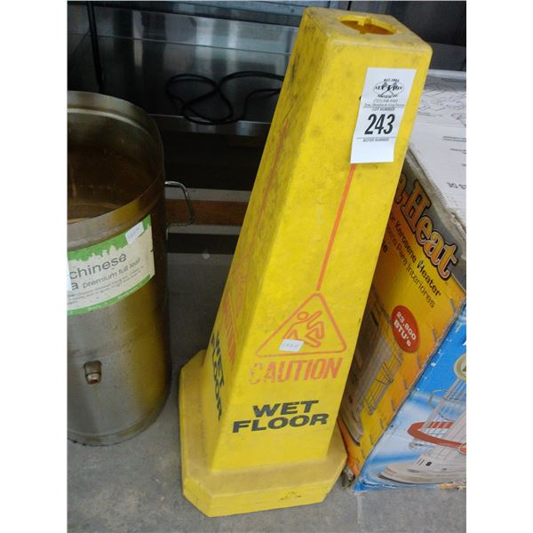 Wet Floor Caution Cones - Pair