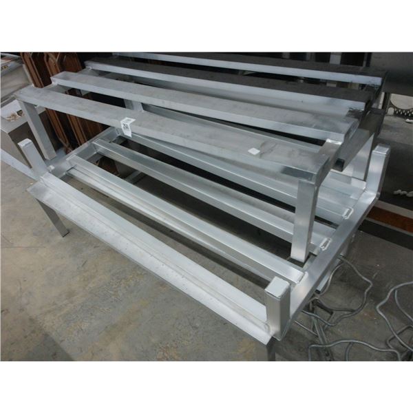 4-New 4' Alum. Dunnage Racks - 4 X $